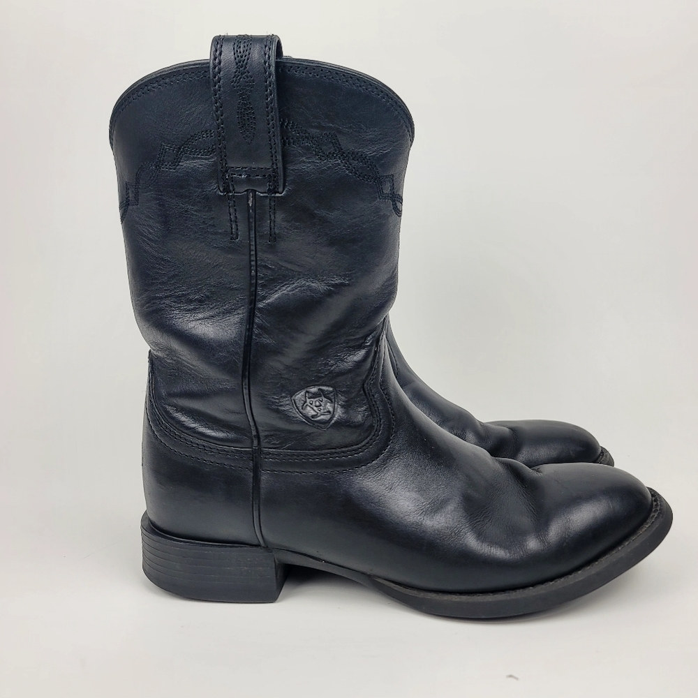 Ariat Black Heritage Roper Boots style 1002280 size 8D